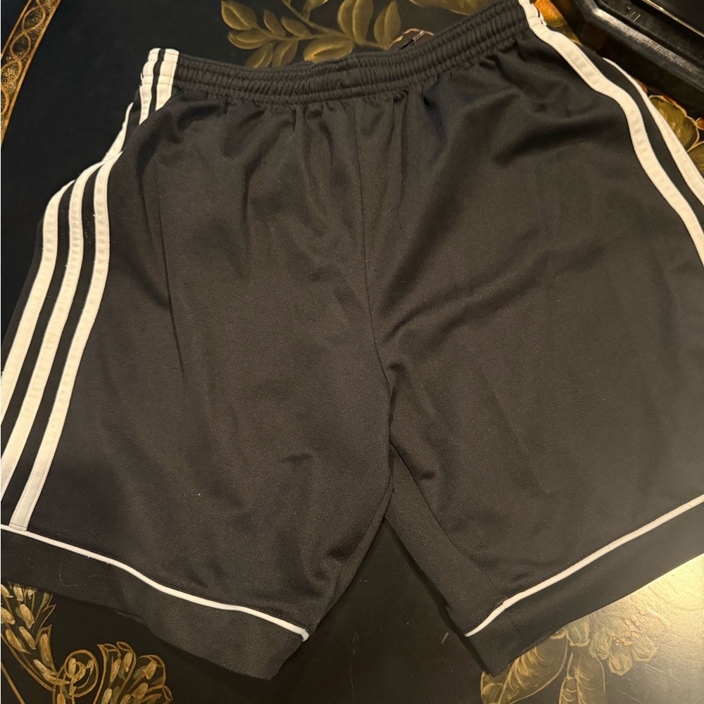 Adidas White Tee with Bold Logo and Shorts - Picture 3 of 8